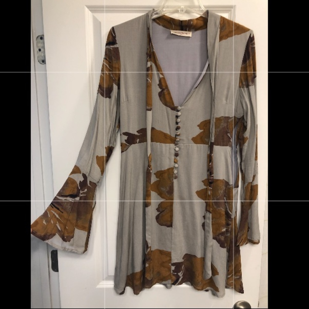 Floral Bell Sleeve Dress